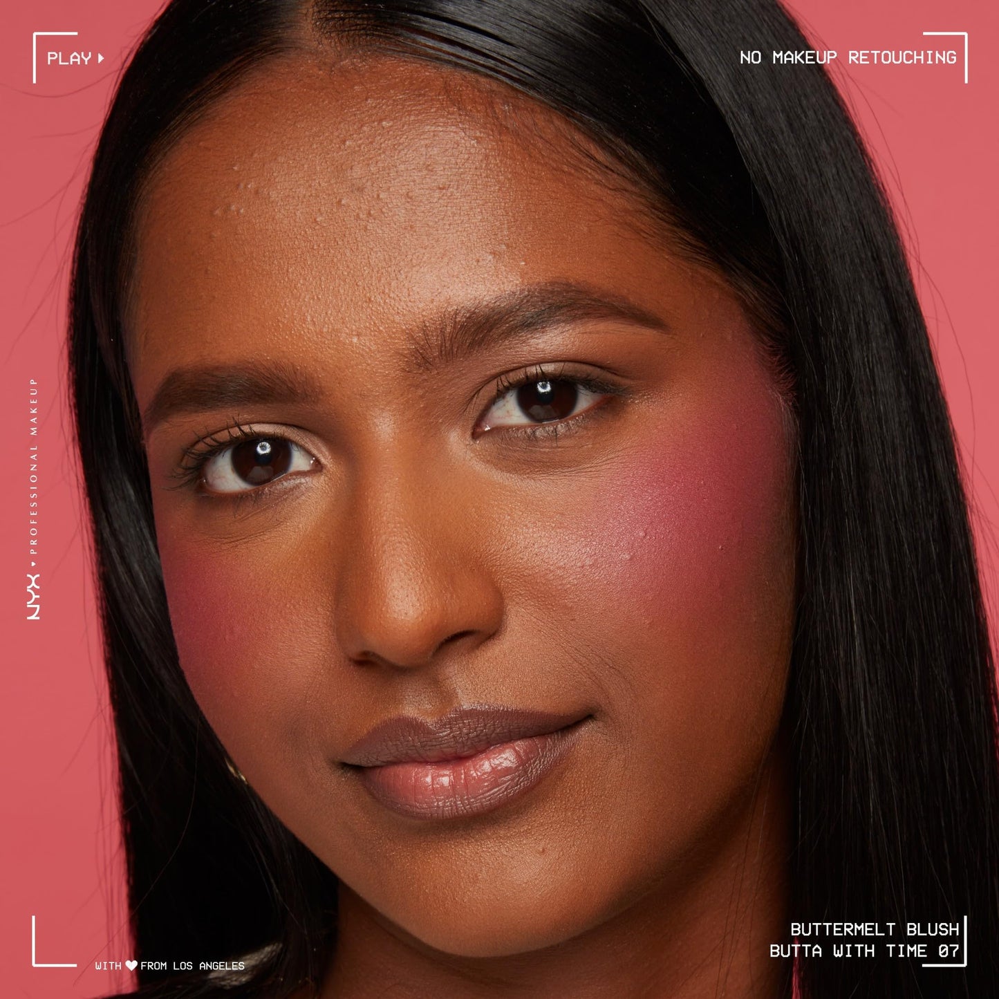 NYX PROFESSIONAL MAKEUP Buttermelt Powder Blush, Fade and Transfer-Resistant Blush, Up to 12HR Make Up Wear, Vegan Formula - For The Butta