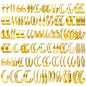 69-Piece Gold Jewelry Set for Women | Necklaces, Bracelets & Earrings
