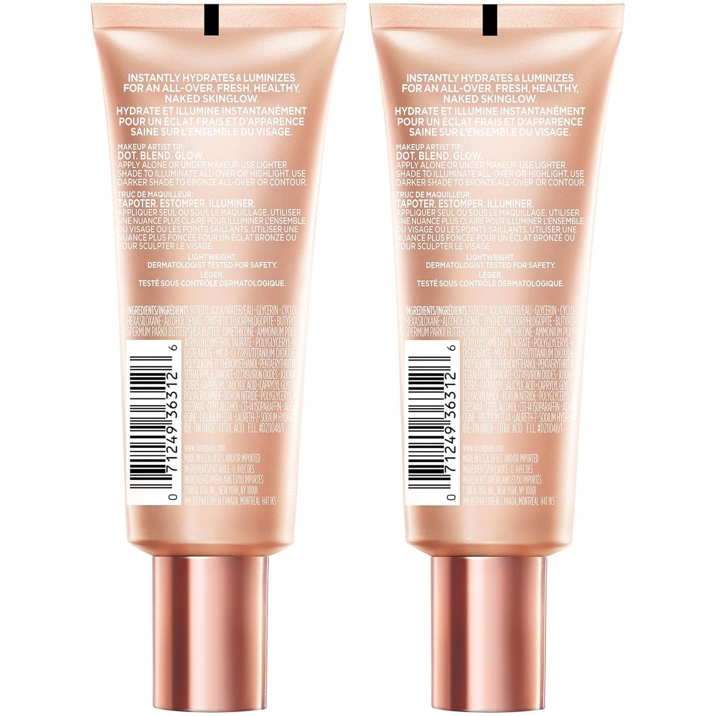 L'Oreal Paris Makeup True Match Lumi Glotion, Natural Glow Enhancer, Illuminator Highlighter, Bronzing Drops For a Sun-Kissed Glow, 903 Medium