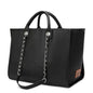 Lee Large Shoulder Tote Bag for Women Vegan Leather Top-Handle Bag