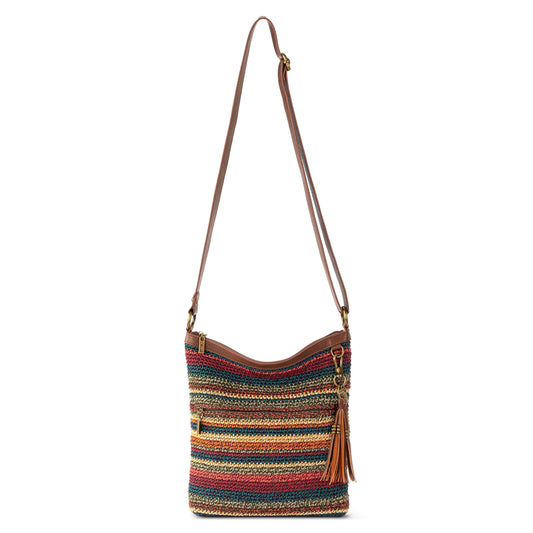The Sak Lucia Crossbody Bag in Crochet, Convertible Purse with Adjustable Shoulder Strap
