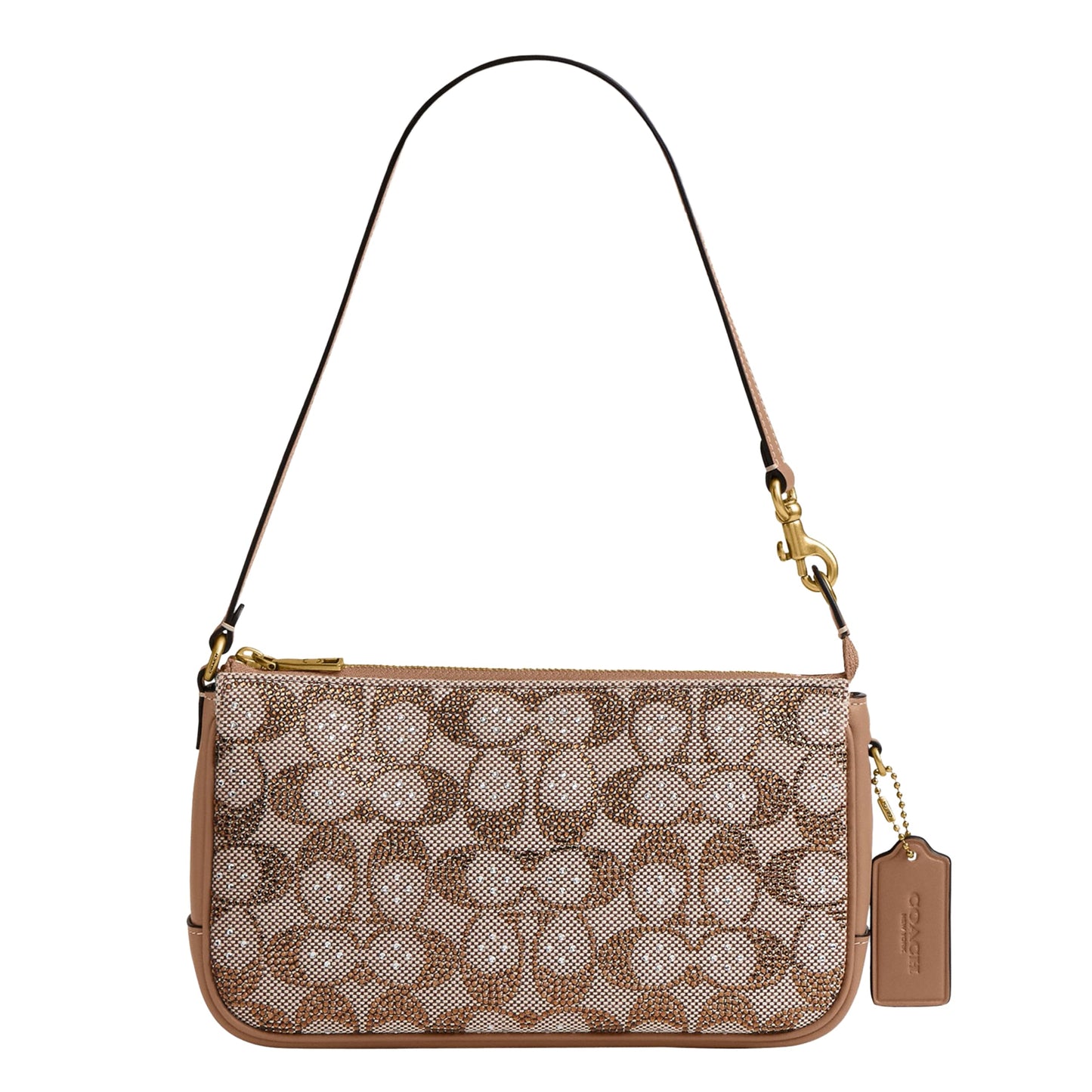 Coach Women's Natural Grain Leather Plaza Bag