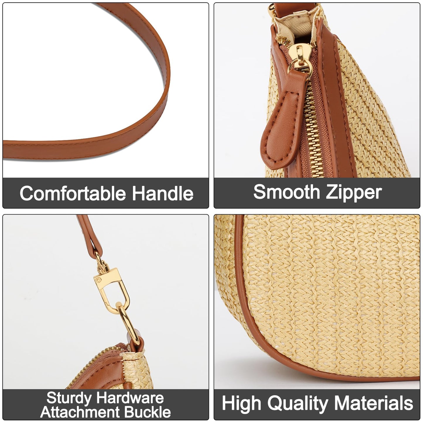 KKXIU Shoulder Bag for Women Cute Hobo Purses and Handbags Retro Clutch Underarm Purse | Cute