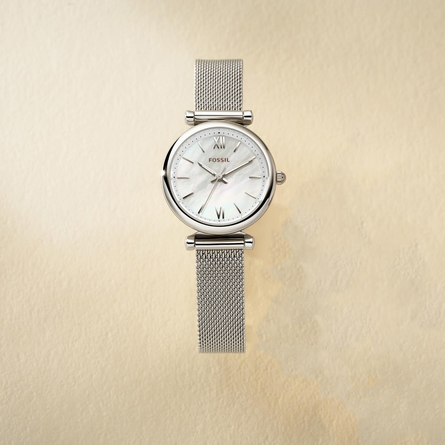 Fossil Women's Watch and Bracelet Set, Carlie Three-Hand Stainless Steel Watch for Women and Bracelet Set