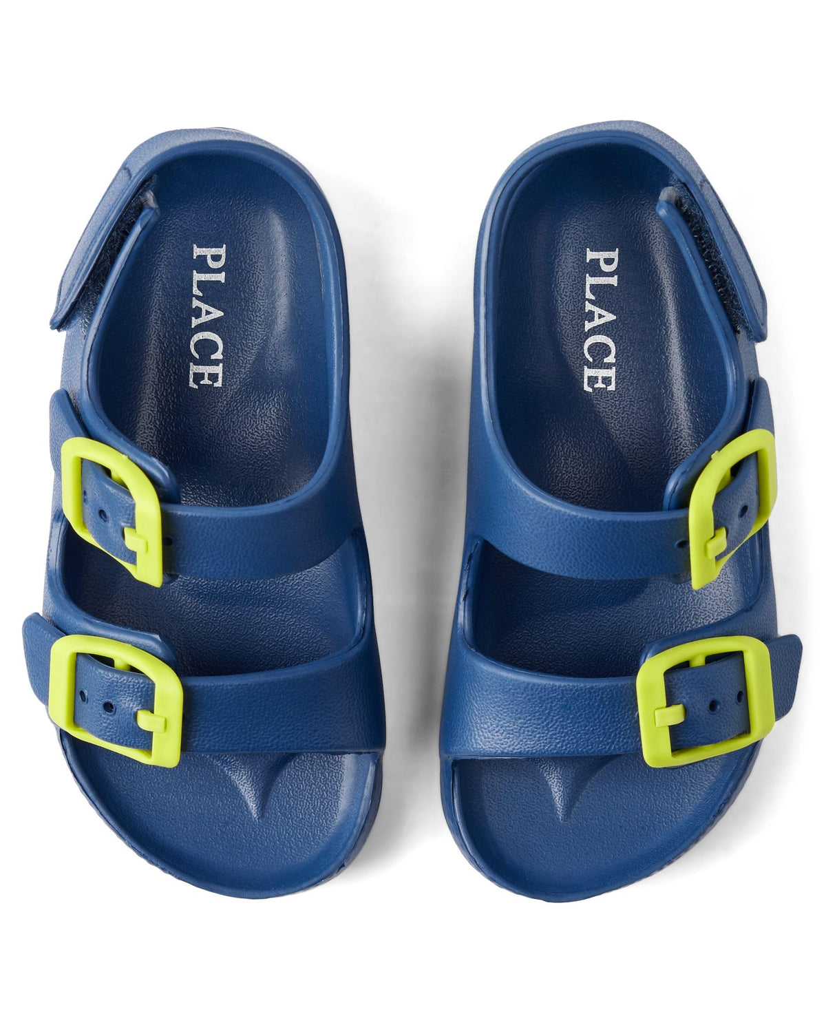 The Children's Place,Baby Boys Double Buckle Slide Sandals,Tile Blue,Toddler,9The Children's Place,Baby Boys Double Buckle Slide Sandals,Tile Blue,Toddler,9