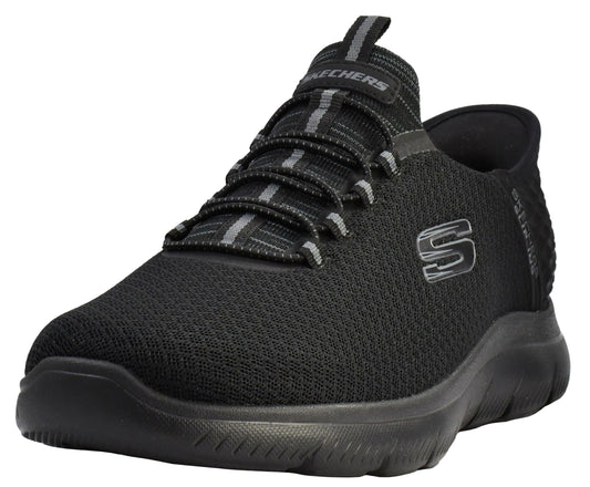 Skechers Men's Summits High Range Hands Free Slip-in Sneaker, Black/Charcoal, 9 WideSkechers Men's Summits High Range Hands Free Slip-in Sneaker, Black/Charcoal, 9 Wide