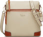 BOYATU Leather Crossbody Bag for Women: Designer Shoulder Purse for Travel - Trendy Genuine Leather Handbag for Everyday