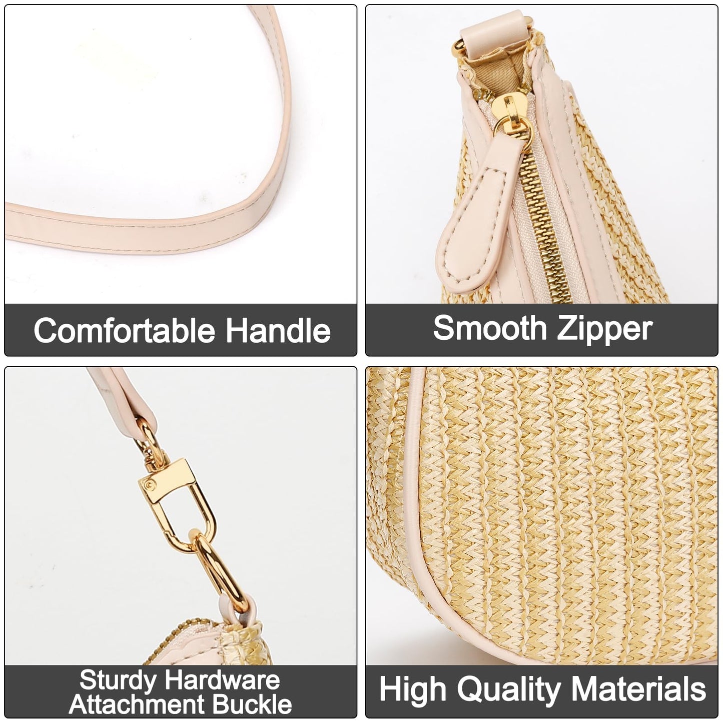 KKXIU Shoulder Bag for Women Cute Hobo Purses and Handbags Retro Clutch Underarm Purse | Cute