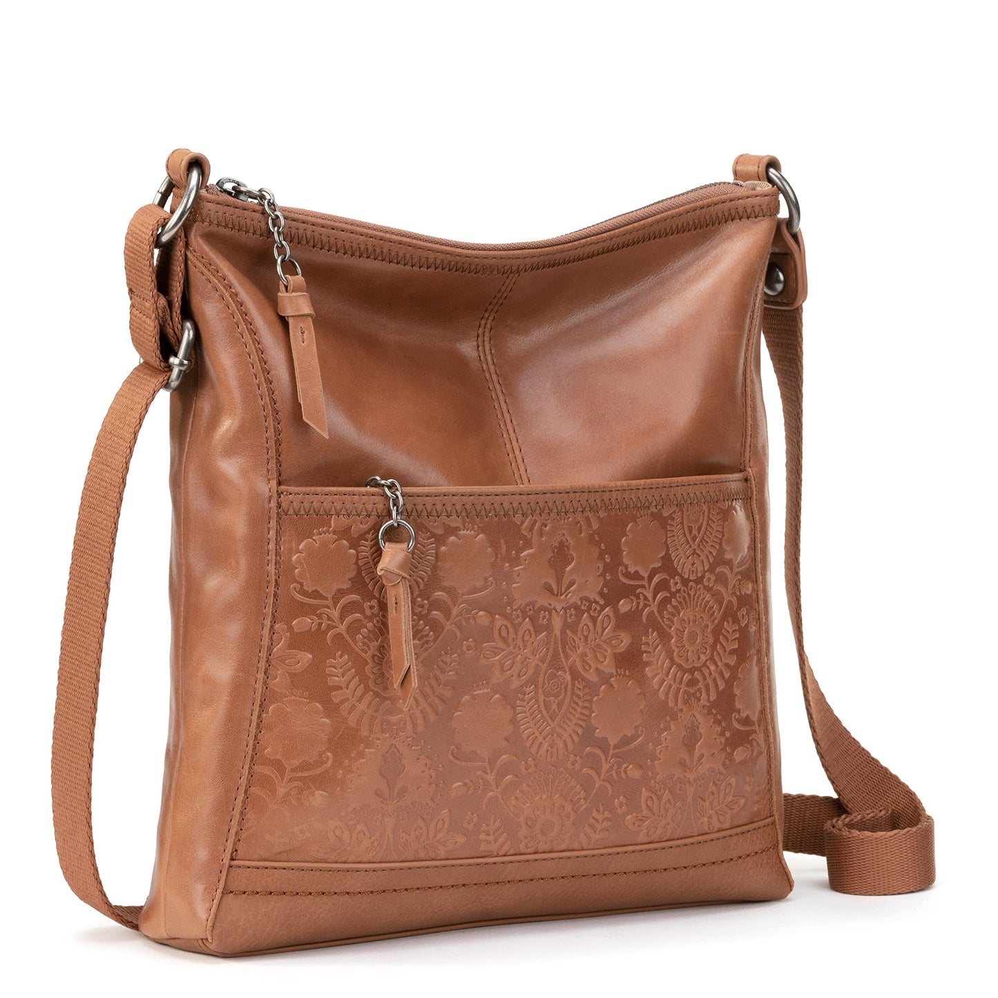 The Sak iris Leather Crossbody Purse - Women's Handbag for Everyday & Travel - Cross Body Bag With Zipper Closure