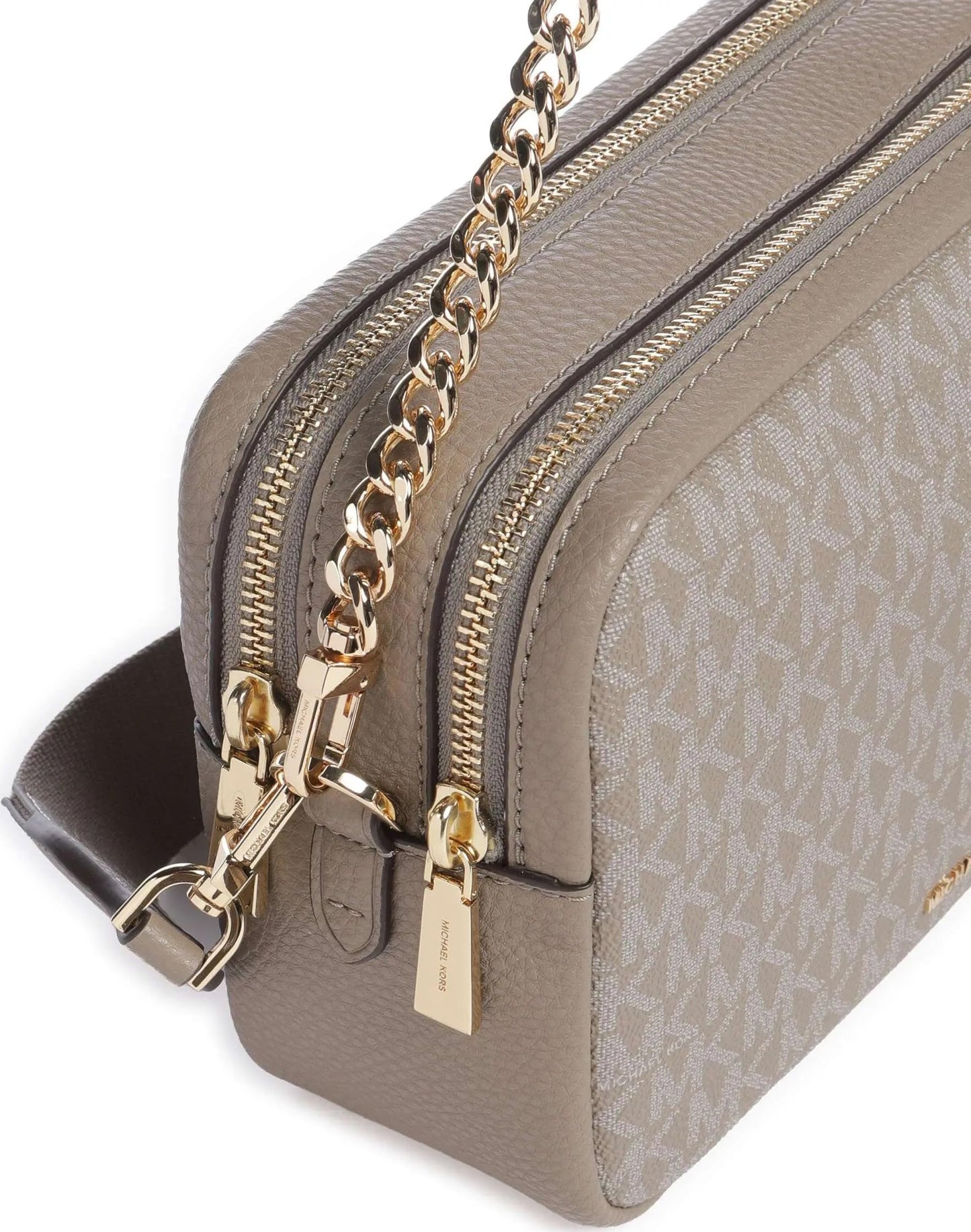 Michael Kors Bryant Medium Double Zip Chain Camera Crossbody Bag