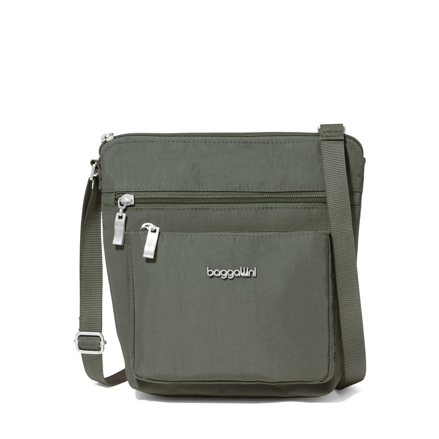 Baggallini Pocket Crossbody Bags for Women 8x8 Small Lightweight Durable Water-resistant Travel Purse W/Rfid