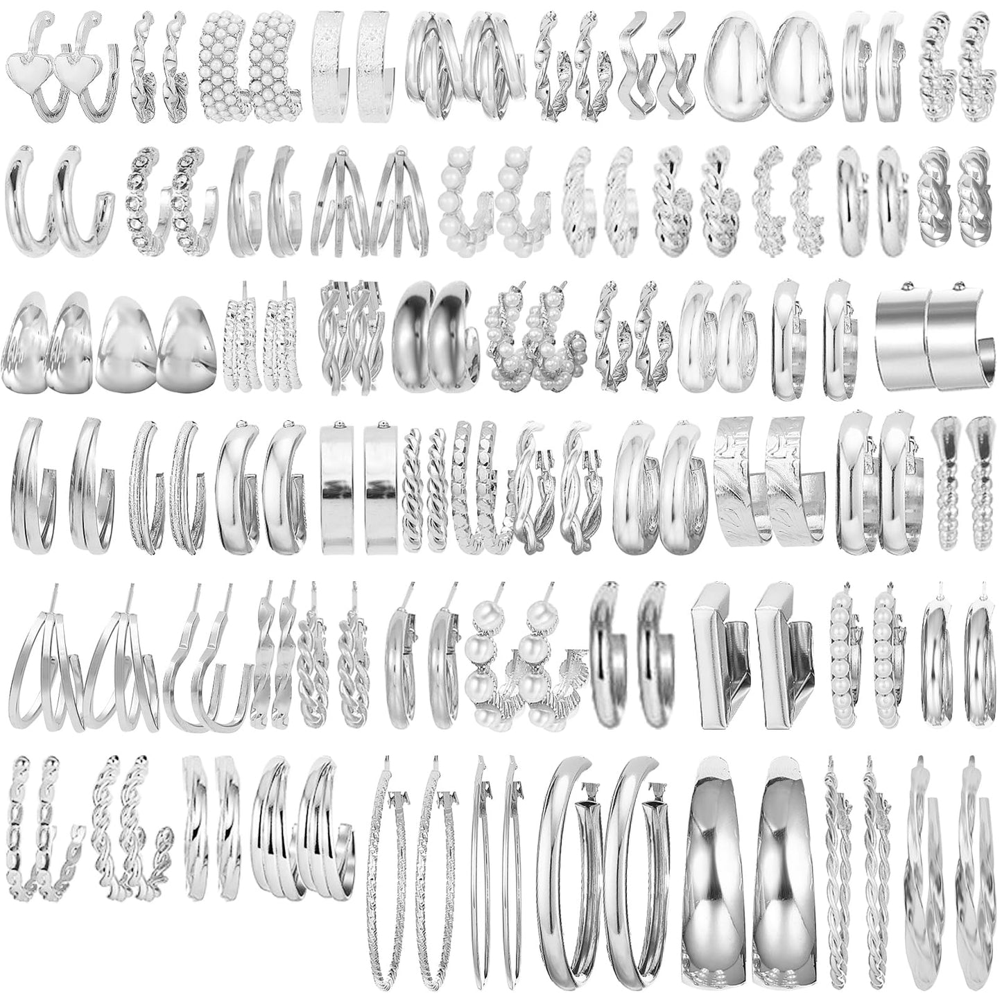 69-Piece Gold Jewelry Set for Women | Necklaces, Bracelets & Earrings