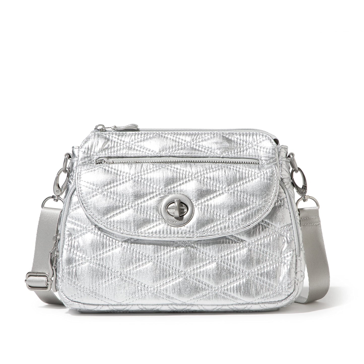Baggallini Calais Crossbody Bags for Women 10x7 Lightweight Water-Resistant Travel Purse, RFID & Interior Organization