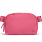 Pander Two Way Zipper Fanny Pack Nylon Everywhere Belt Bag for Women, Water Repellent Waist Packs, Crossbody Bags with Adjustable Strap (Black).