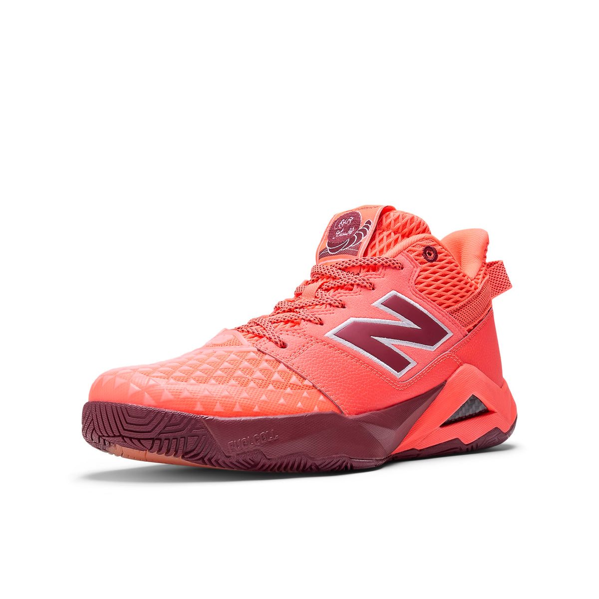 New Balance Women's Coco CG2 Tennis Shoe, Urgent Red/Monarch Burgundy/Gum Rubber 0, 7 MNew Balance Women's Coco CG2 Tennis Shoe, Urgent Red/Monarch Burgundy/Gum Rubbe…