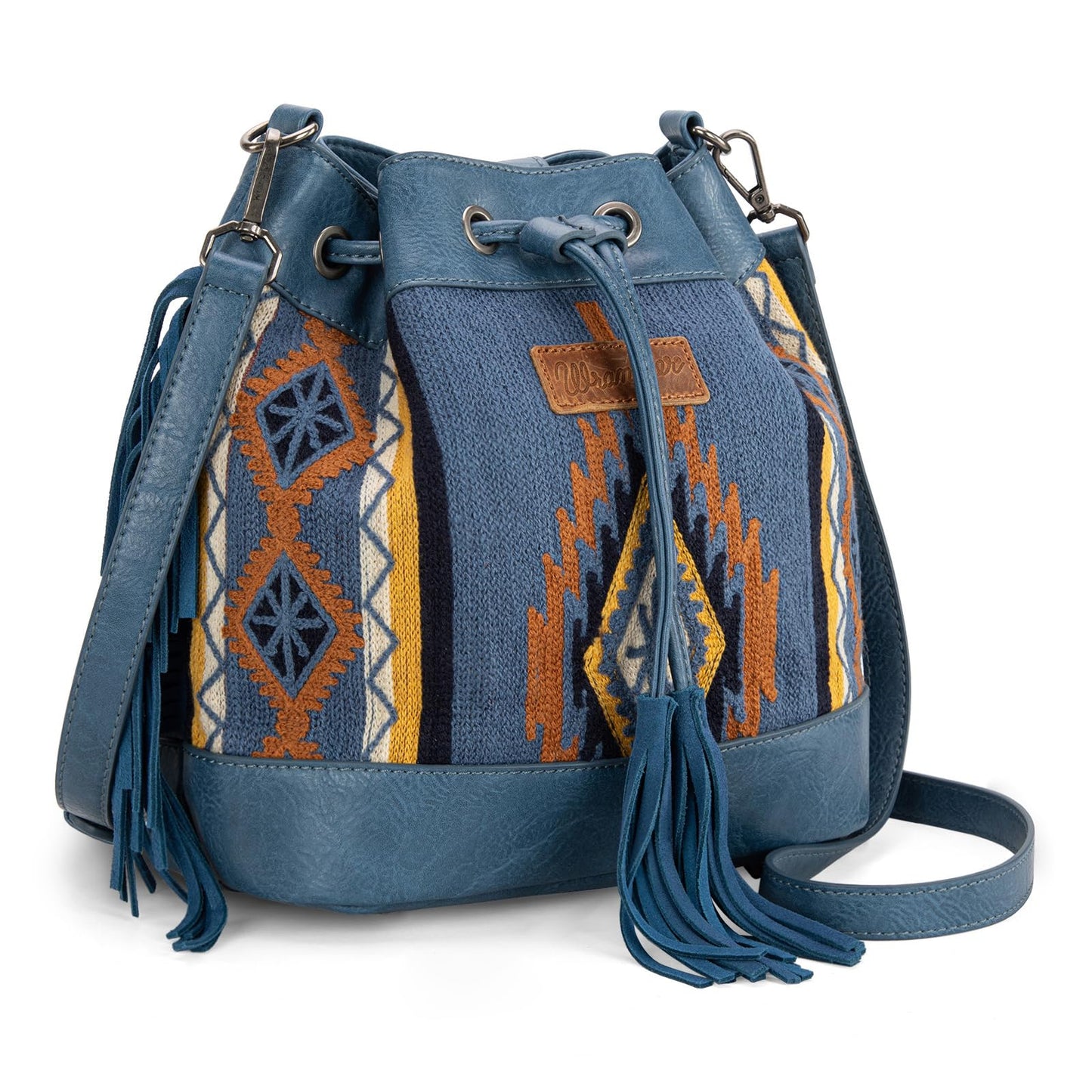 Wrangler Hobo Bags for Women Designer Aztec Bucket Purses Western Tapestry Shoulder Handbags