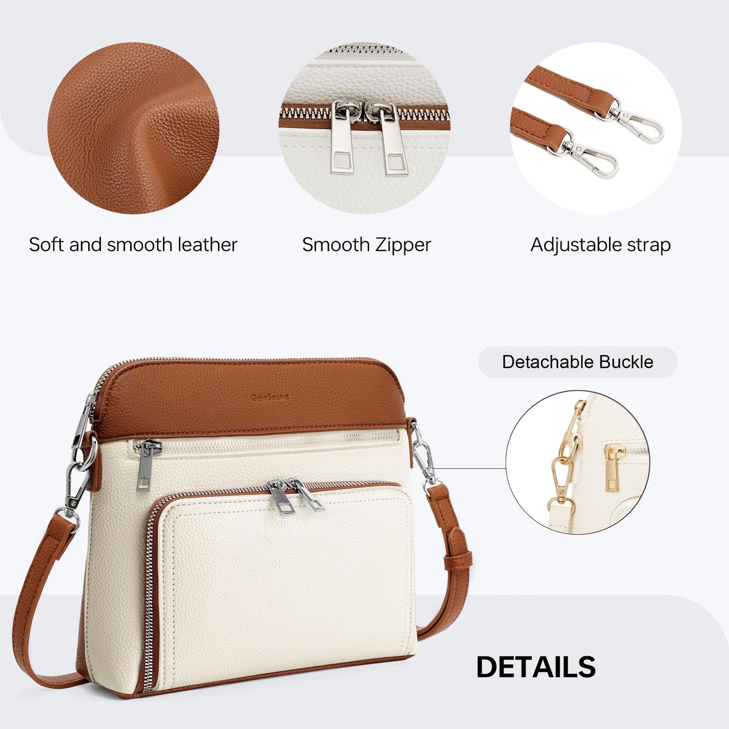Crossbody Purses for Women Small Crossbody Bags for Women with Built in RFID Wallet