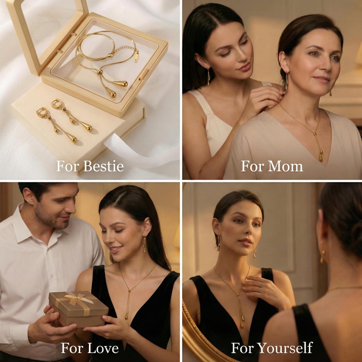 Premium Gold-Plated Stainless Steel Jewelry – Tarnish-Resistant & Waterproof From Uncle LOL