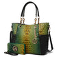 MKF Collection Tote Bag for Women, Handbag Set with Wallet-Top-Handle Bag Vegan Leather Purse by Mia K