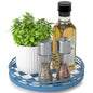 AMH Lazy Susan Wooden Organizer for Table Top