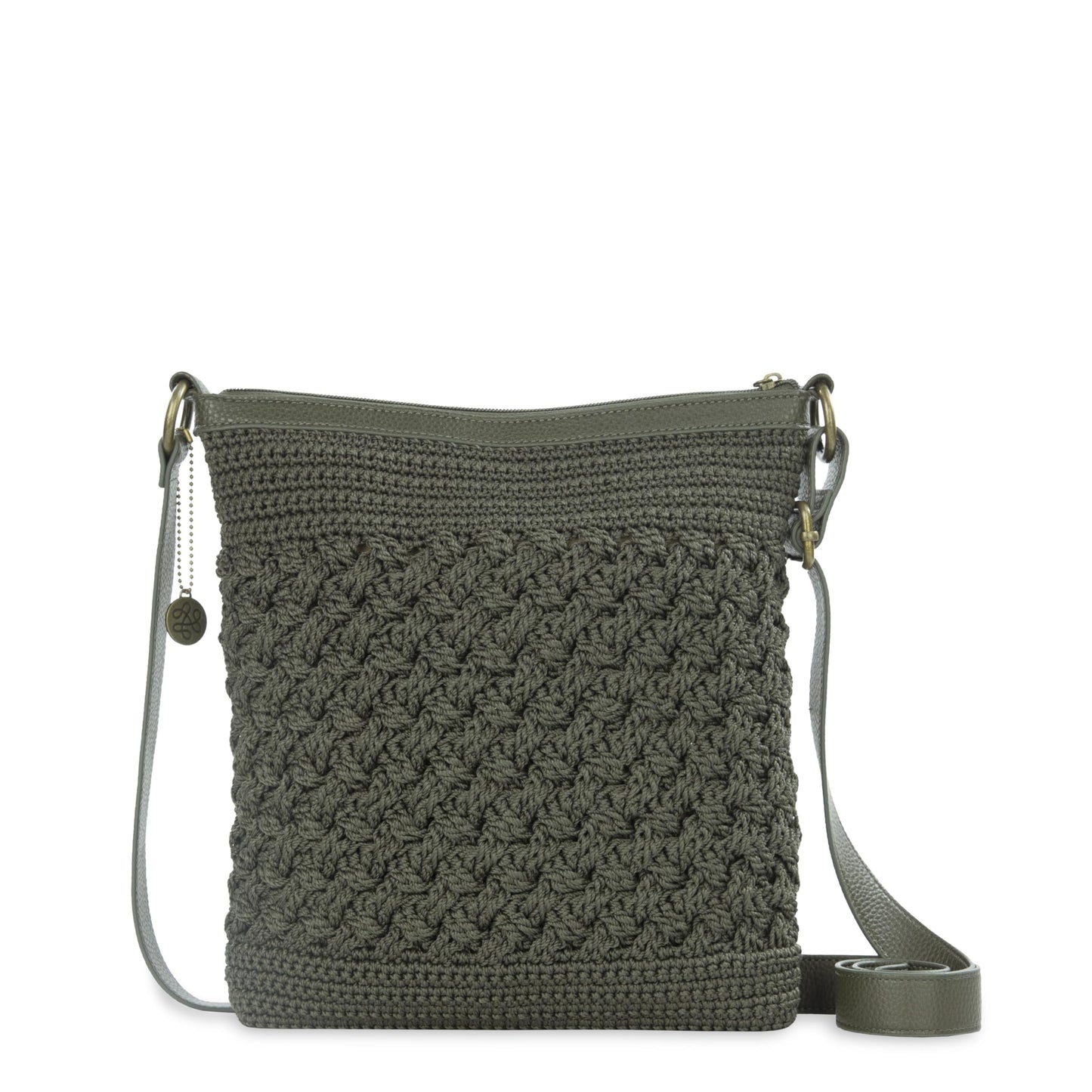 The Sak Lucia Crossbody Bag in Crochet, Convertible Purse with Adjustable Shoulder Strap