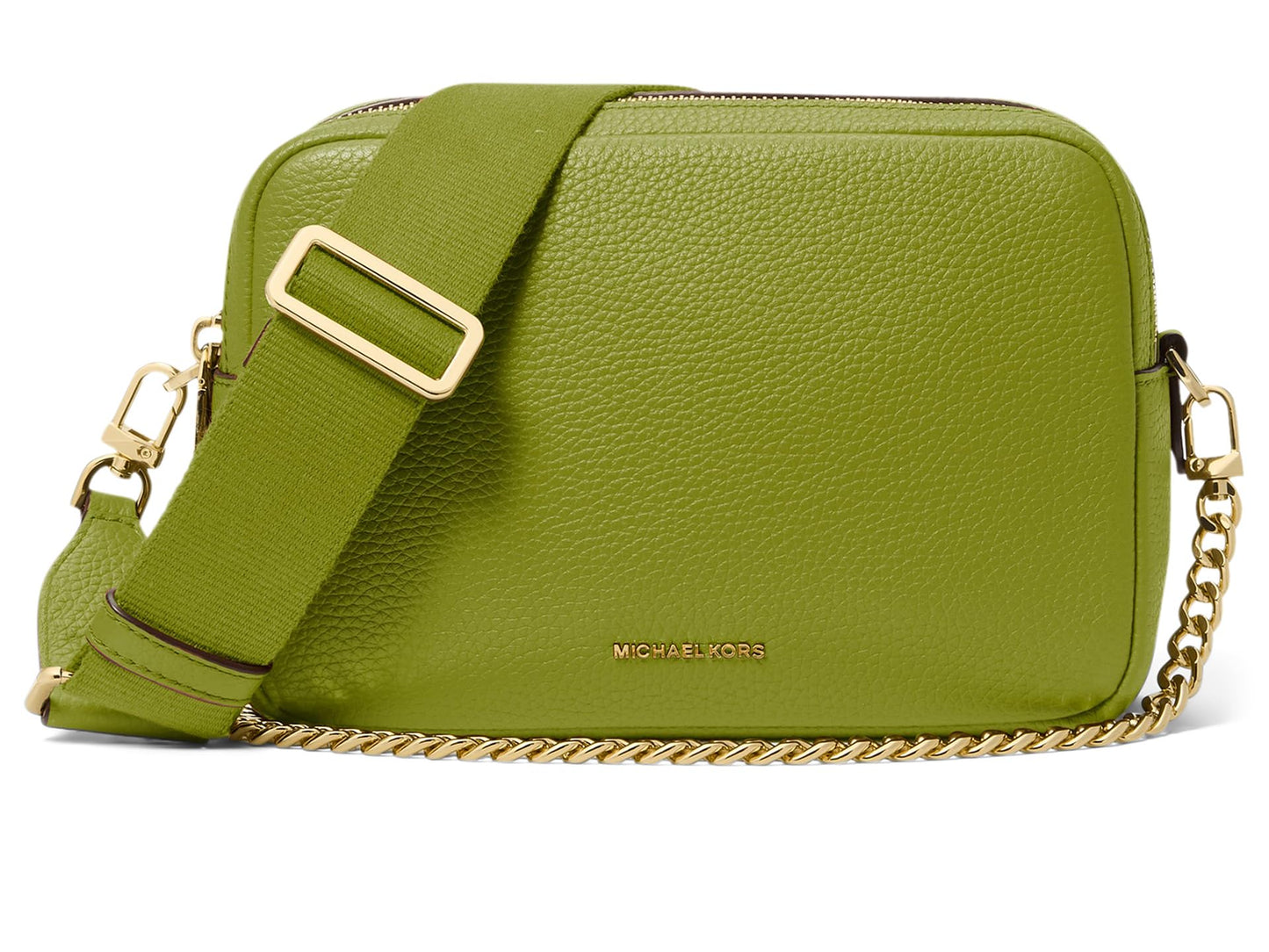 Michael Kors Bryant Medium Double Zip Chain Camera Crossbody Bag