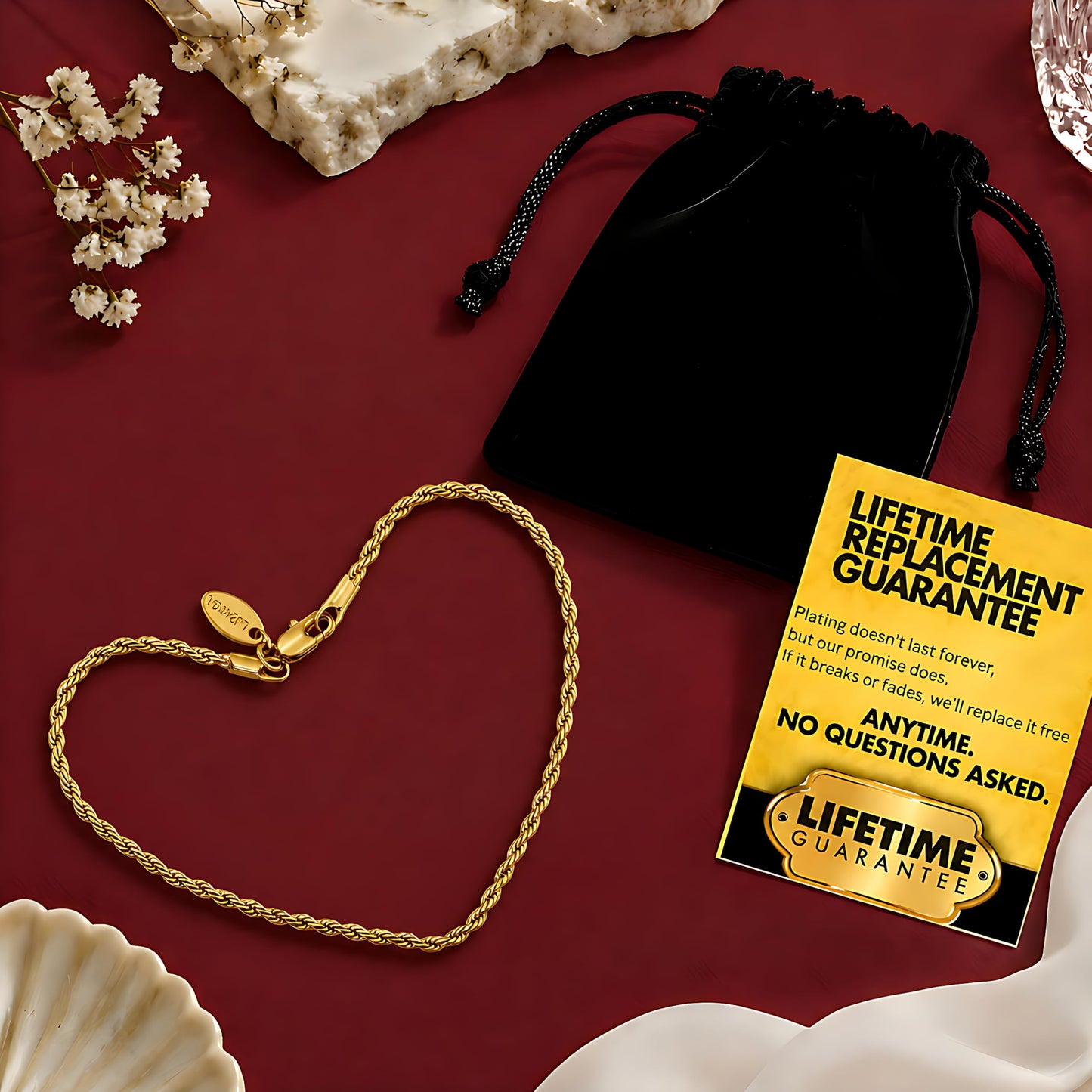 Premium Gold-Plated Stainless Steel Jewelry – Tarnish-Resistant & Waterproof From UNCLE LOL
