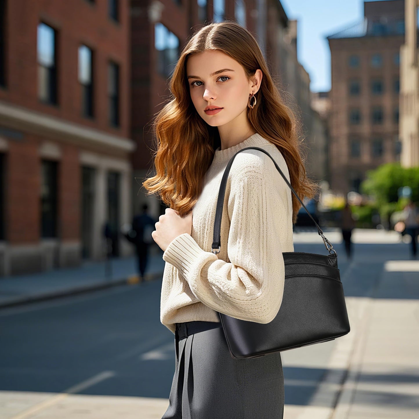 Genuine Leather Purses for Women Vintage Crossbody Bags for Women Hand Bags Women's Shoulder Handbags | Genuine Leather