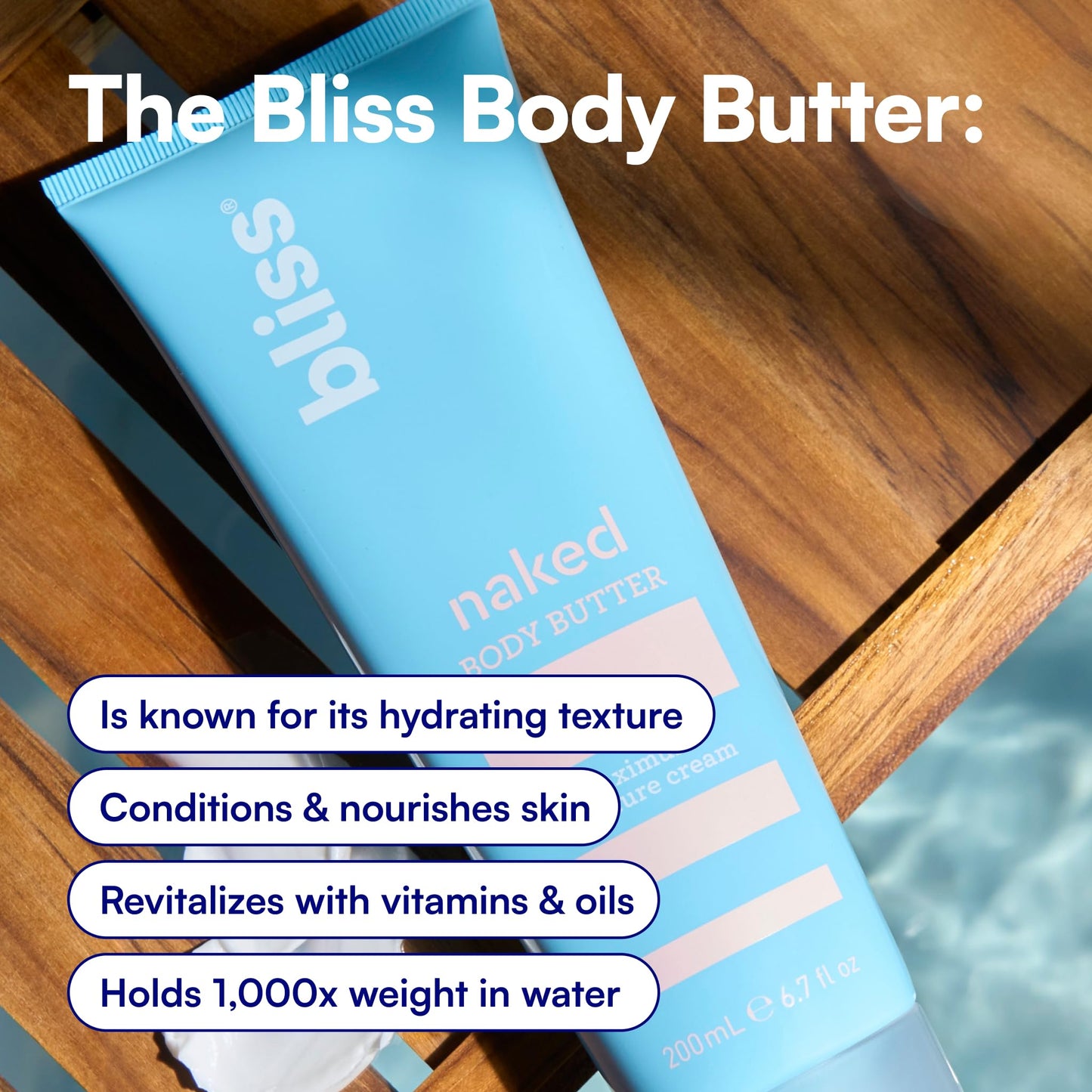 Bliss Lemon and Sage Body Butter - Iconic Scent with Shea Butter and Coconut Oil for Long-Lasting Maximum Moisture - Body Lotion for Smooth, Soft Skin - Vegan and Cruelty-Free - 6.7 Fl Oz