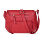 Oak Leathers Women's Crossbody Bag - Genuine Leather Crossover Shoulder Purse With Adjustable Sling Strap - Medium Size