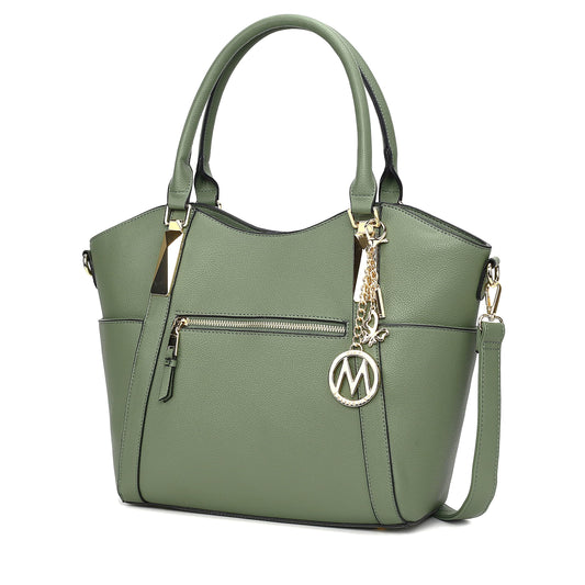 MKF Collection Tote Bag for Women Vegan Leather Shoulder Bag – Top-Handle Purse, Ladies Handbag by Mia K