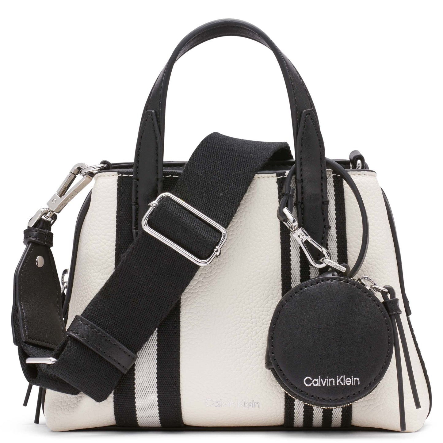 Calvin Klein Women's Millie 2 in 1 Triple Compartment Mini Satchel Crossbody