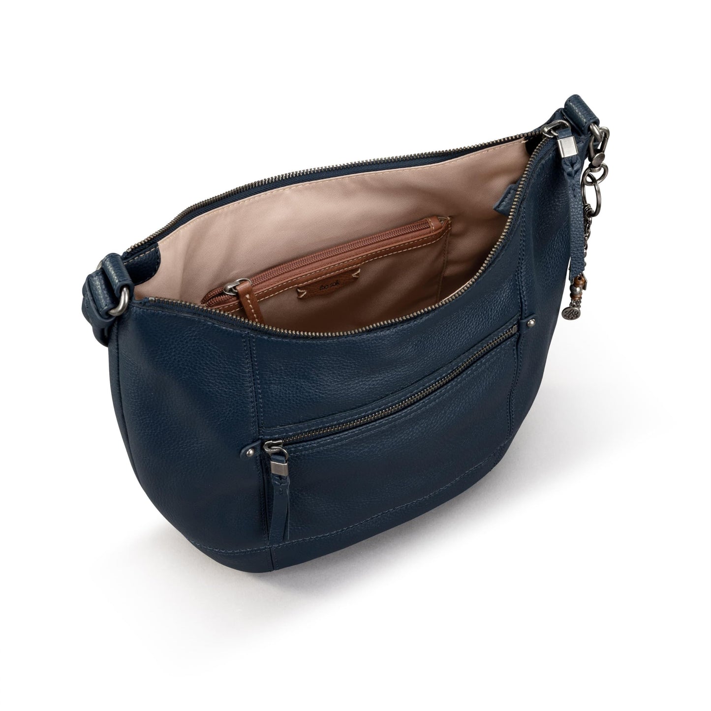 The Sak Sequoia Hobo Bag - Premium Large Leather Women's Handbag for Everyday & Travel - Durable Purse With Zipper Pocket
