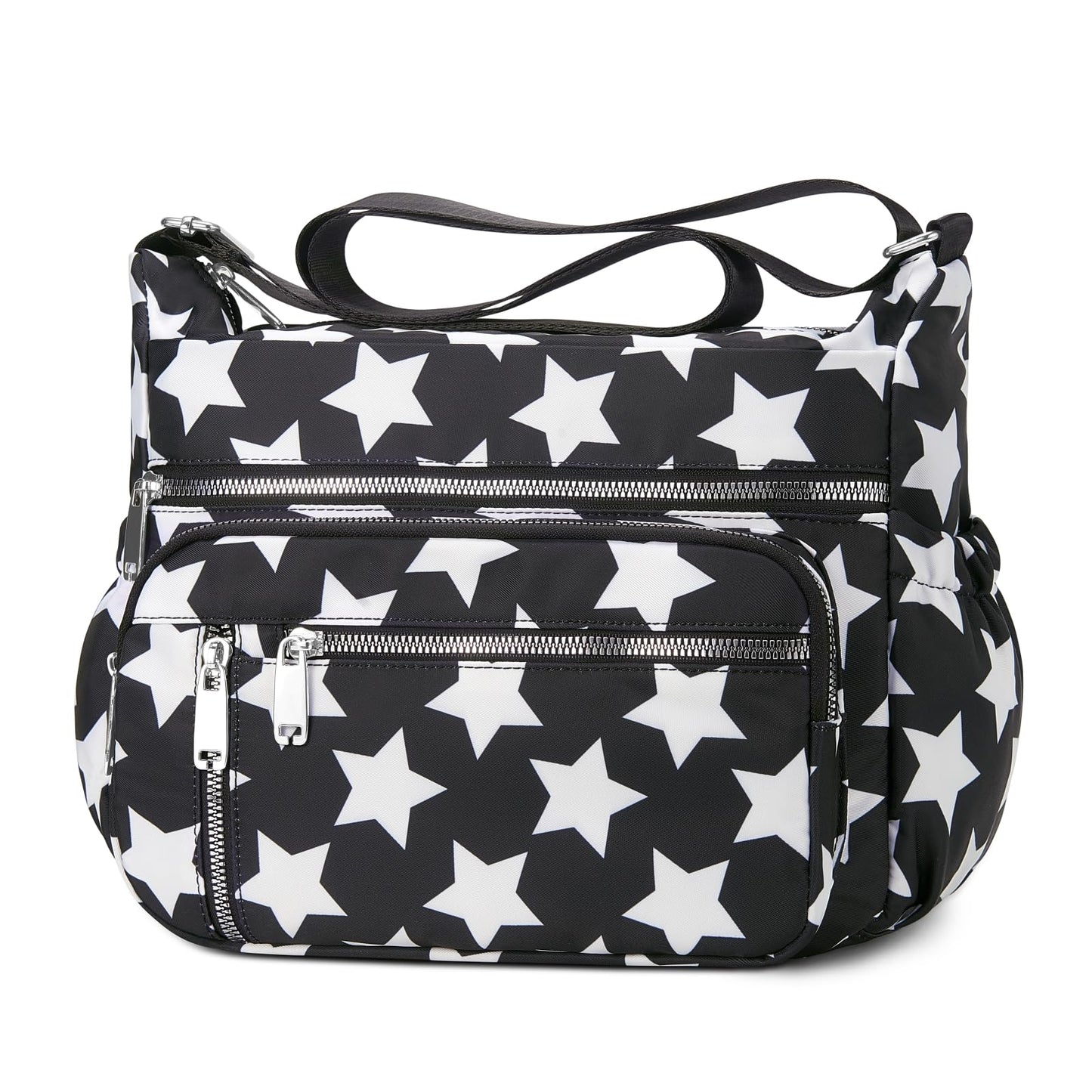 NPBAG Crossbody Bag for Women, Shoulder Purse Handbag Messenger Bag, Trendy Pocketbooks, Waterproof and Multi-Pockets