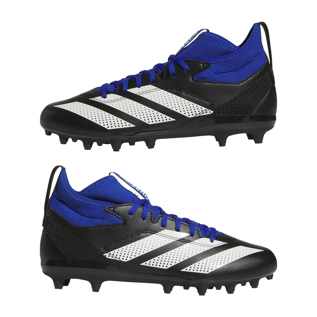 Adidas Men's Adizero Impact.2 American Football, Grey/Black/Grey, 10Adidas Men's Adizero Impact.2 American Football, Grey/Black/Grey, 10