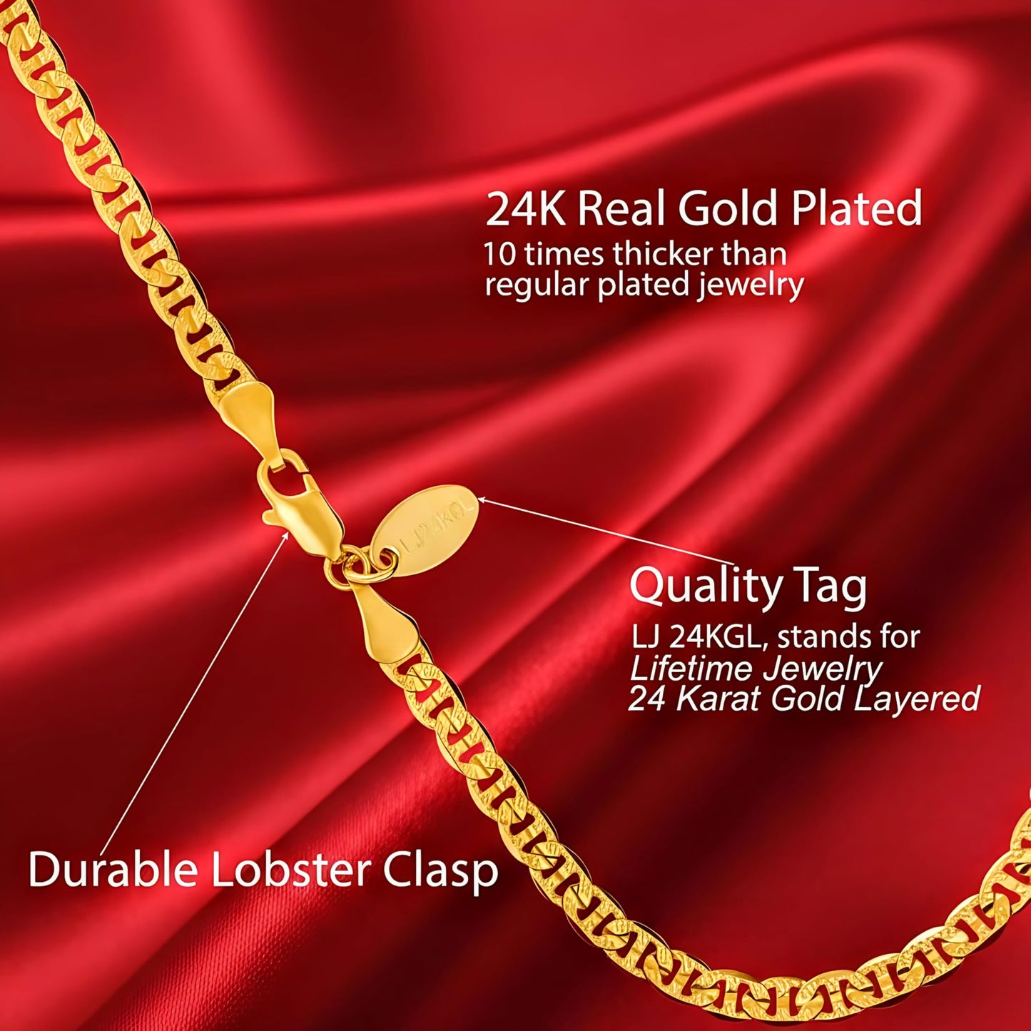 Premium Gold-Plated Stainless Steel Jewelry – Tarnish-Resistant & Waterproof From UNCLE LOL