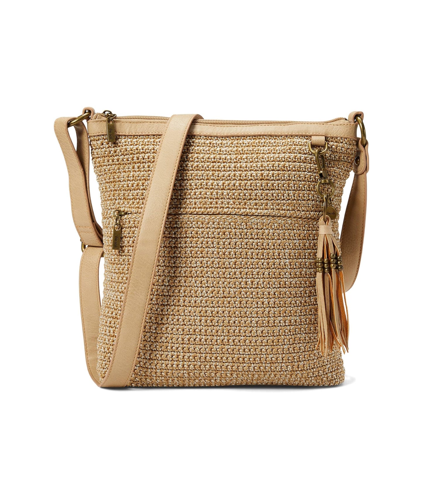The Sak Lucia Crossbody Bag in Crochet, Convertible Purse with Adjustable Shoulder Strap