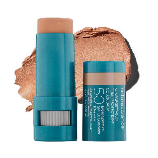 Colorescience Sunforgettable Total Protection Color Balm SPF 50, Mineral, Broad Spectrum, Buildable Lip & Cheek Color