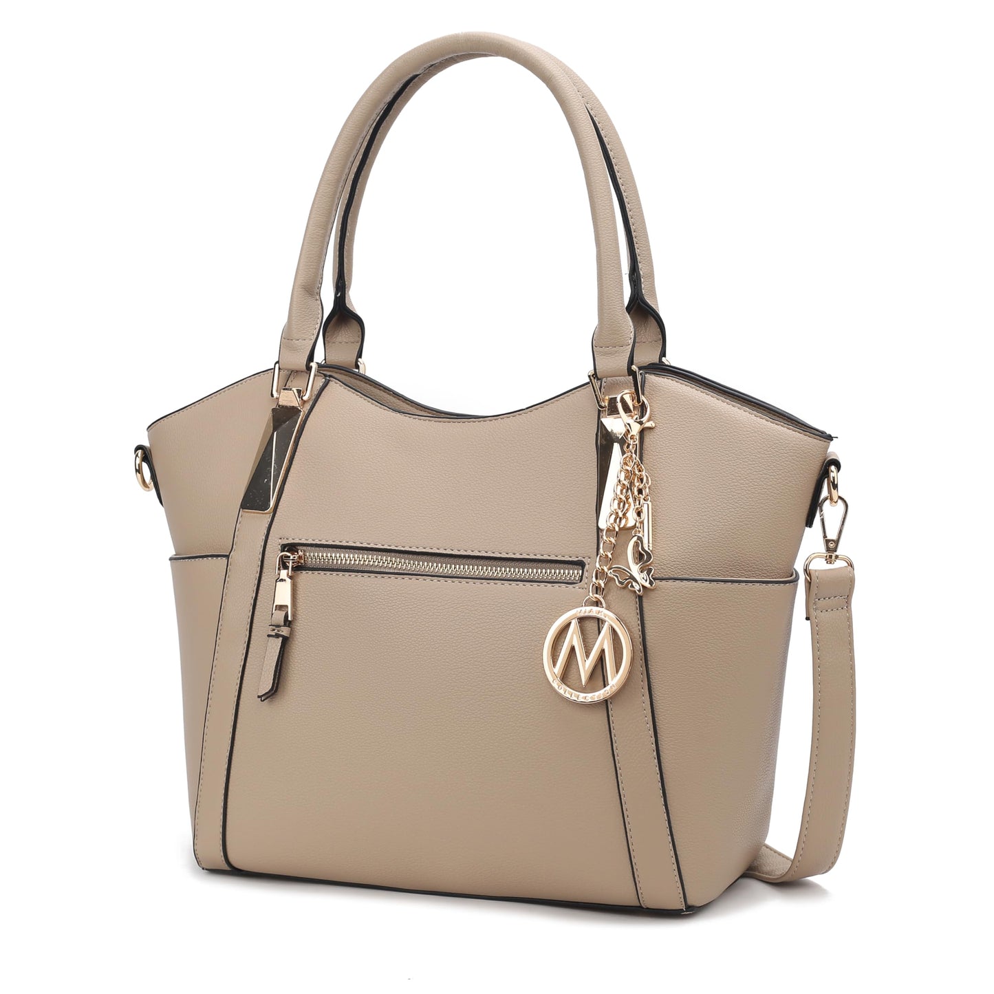 MKF Collection Tote Bag for Women Vegan Leather Shoulder Bag – Top-Handle Purse, Ladies Handbag by Mia K