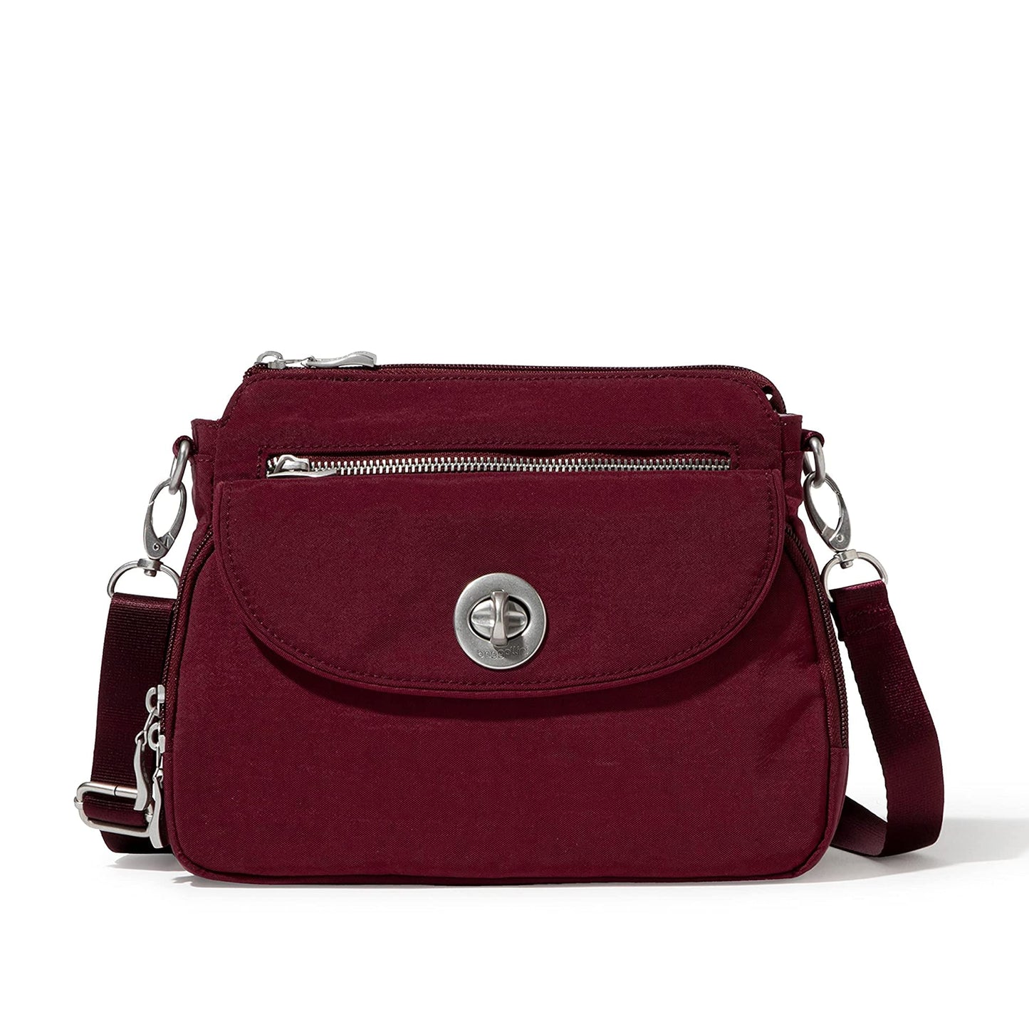 Baggallini Calais Crossbody Bags for Women 10x7 Lightweight Water-Resistant Travel Purse, RFID & Interior Organization
