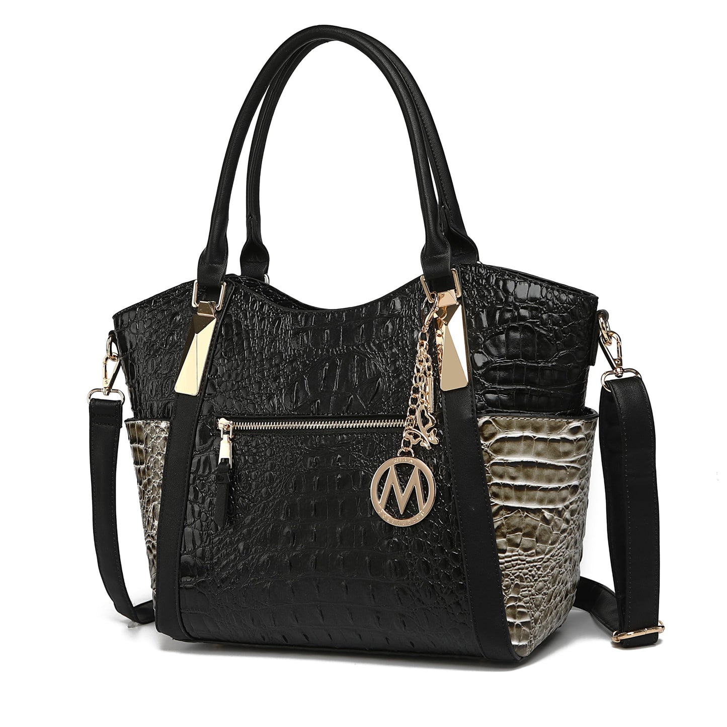 MKF Collection Tote Bag for Women Vegan Leather Shoulder Bag – Top-Handle Purse, Ladies Handbag by Mia K