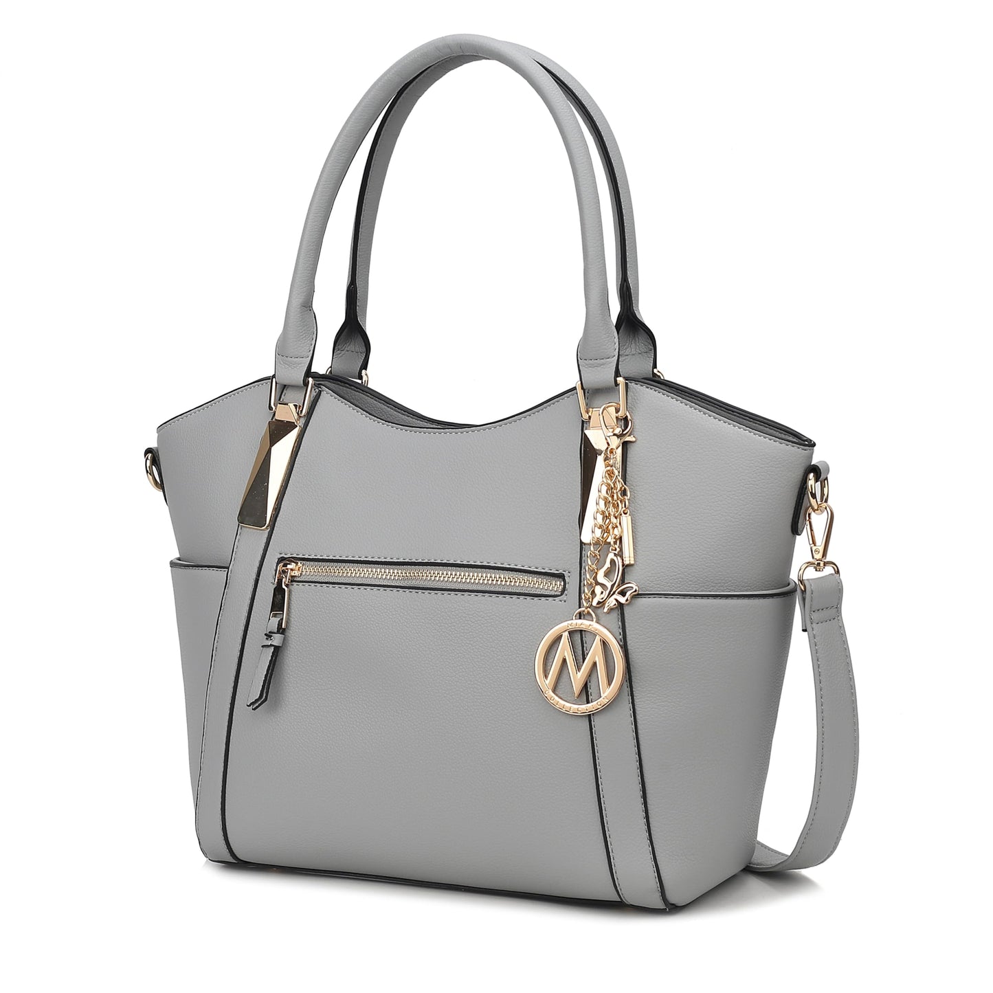 MKF Collection Tote Bag for Women Vegan Leather Shoulder Bag – Top-Handle Purse, Ladies Handbag by Mia K