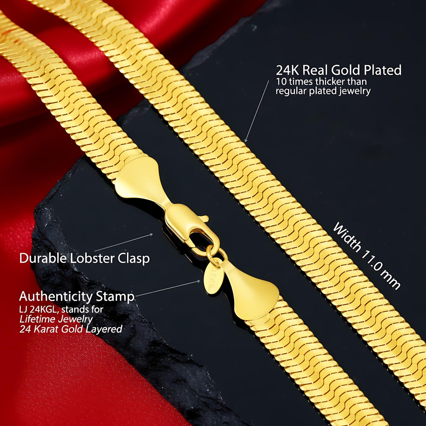 Premium Gold-Plated Stainless Steel Jewelry – Tarnish-Resistant & Waterproof From UNCLE LOL