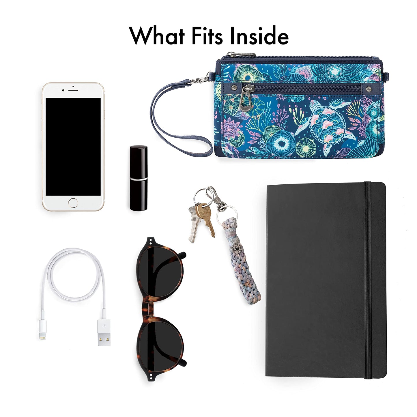 The Sak Lucia Crossbody Bag in Crochet, Convertible Purse with Adjustable Shoulder Strap