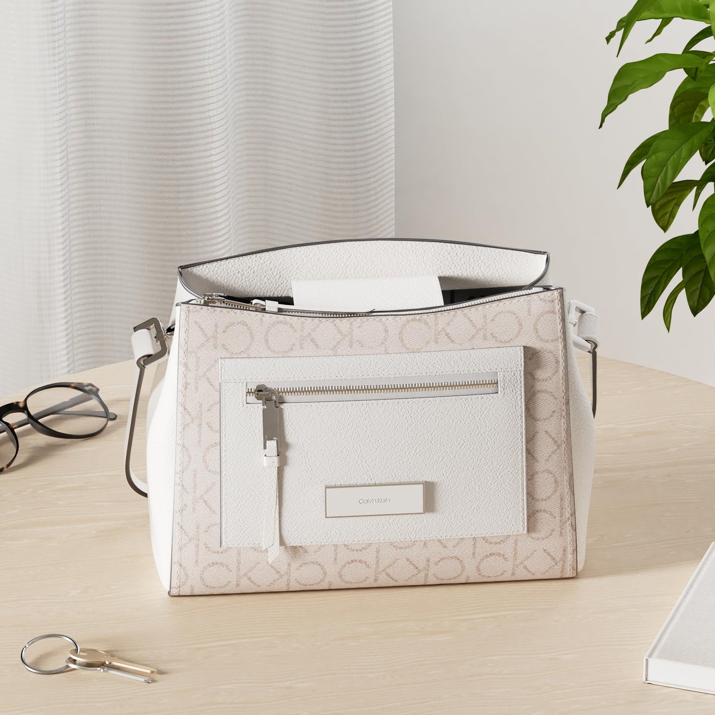 Calvin Klein Women's Hadley Triple Compartment Crossbody