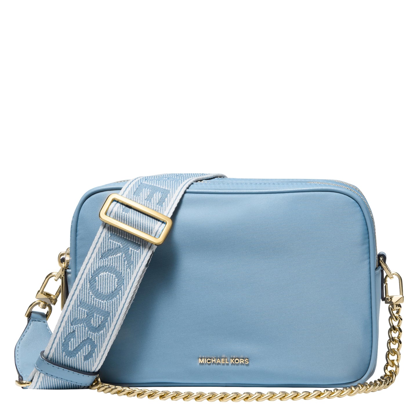 Michael Kors Bryant Medium Double Zip Chain Camera Crossbody Bag