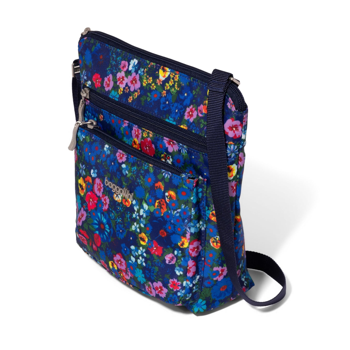 Baggallini Pocket Crossbody Bags for Women 8x8 Small Lightweight Durable Water-resistant Travel Purse W/Rfid