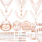 69-Piece Gold Jewelry Set for Women | Necklaces, Bracelets & Earrings