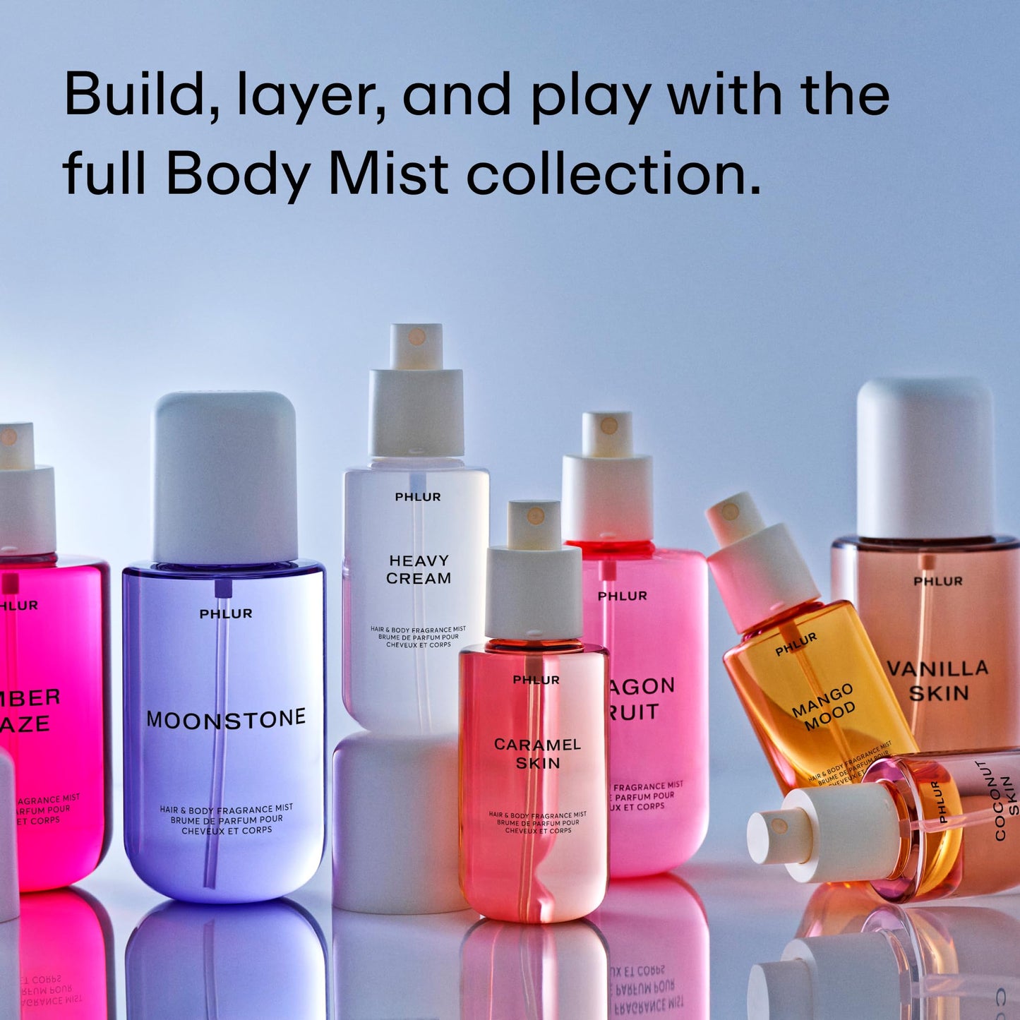 PHLUR Vanilla Skin Body Mist, 8 Fl Oz - Hair and Body Perfume for Women | Vanilla Perfume Body Spray with Pink Pepper, Cashmere Wood & Sandalwood Fragrance