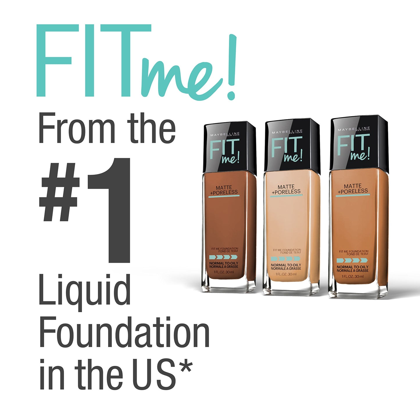 Maybelline Fit Me Liquid Concealer Makeup, Natural Coverage, Lightweight, Conceals, Covers Oil-Free, Cool Ivory (Packaging May Vary)